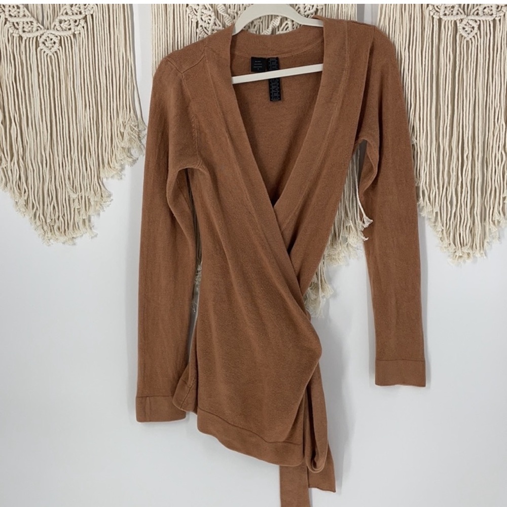 Wayne Scott Lukas Wrap Sweater